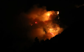 Antalya Kaş yangın