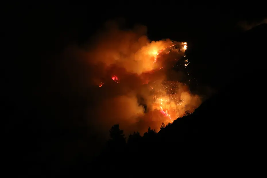 Antalya Kaş yangın