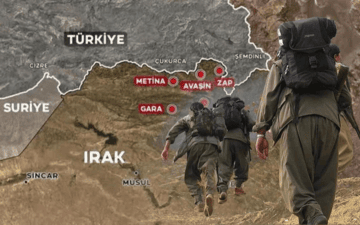 PKK sınır hattı çekilme