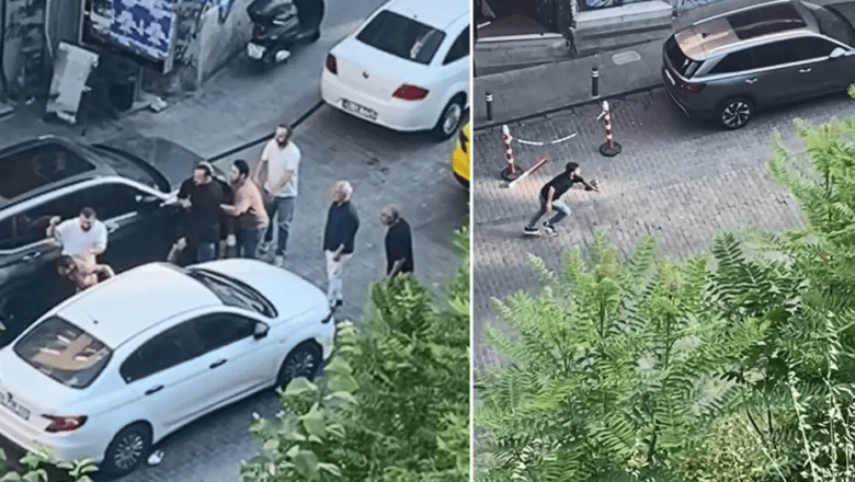 Beyoğlu'nda çıplak
