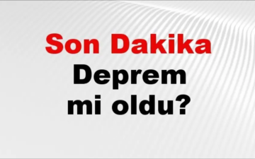 AFAD Depremi