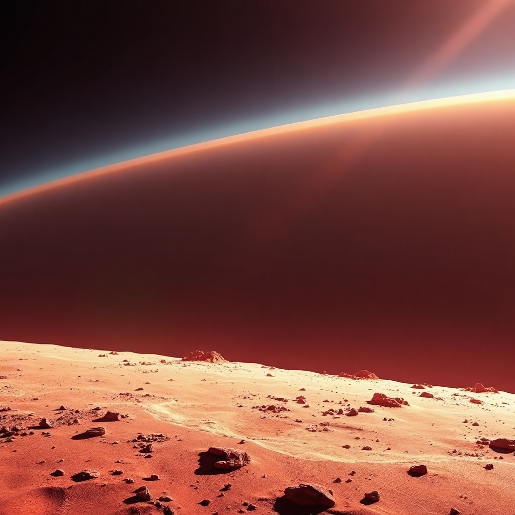Mars kırmızı rengi